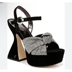 Circus‎ NY by Sam Edelman Audrea Jewel platform sandals in black Size 9.5 Black